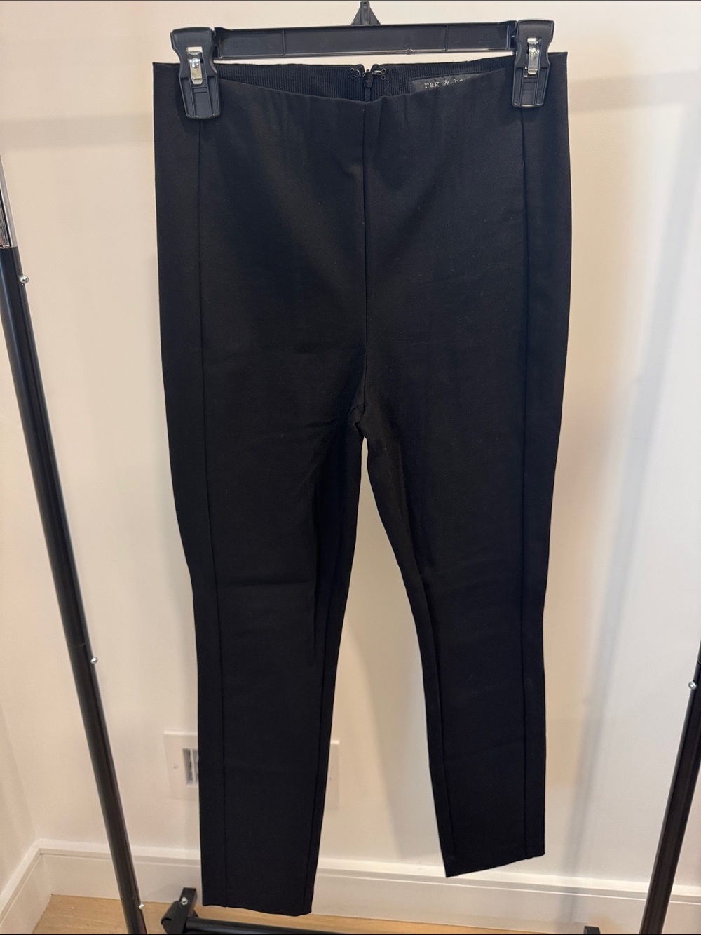 rag & bone Black Skinny Ponte Pants